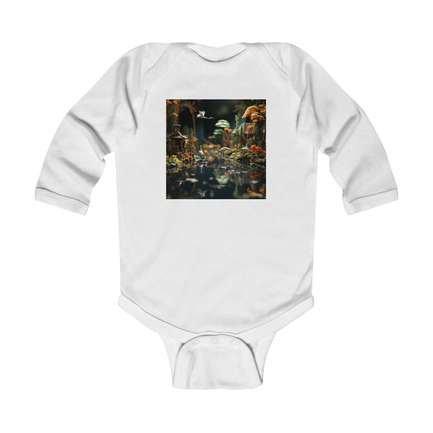 Born On A Bayou Series Print #6 Infant Long Sleeve Bodysuit