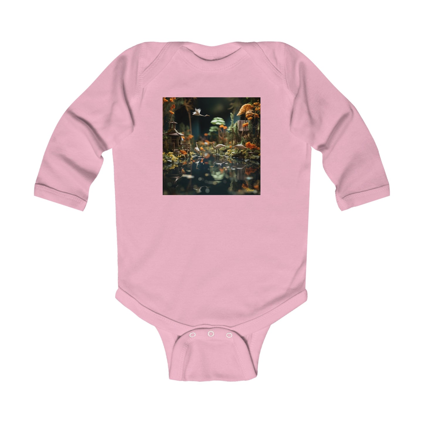 Born On A Bayou Series Print #6 Infant Long Sleeve Bodysuit