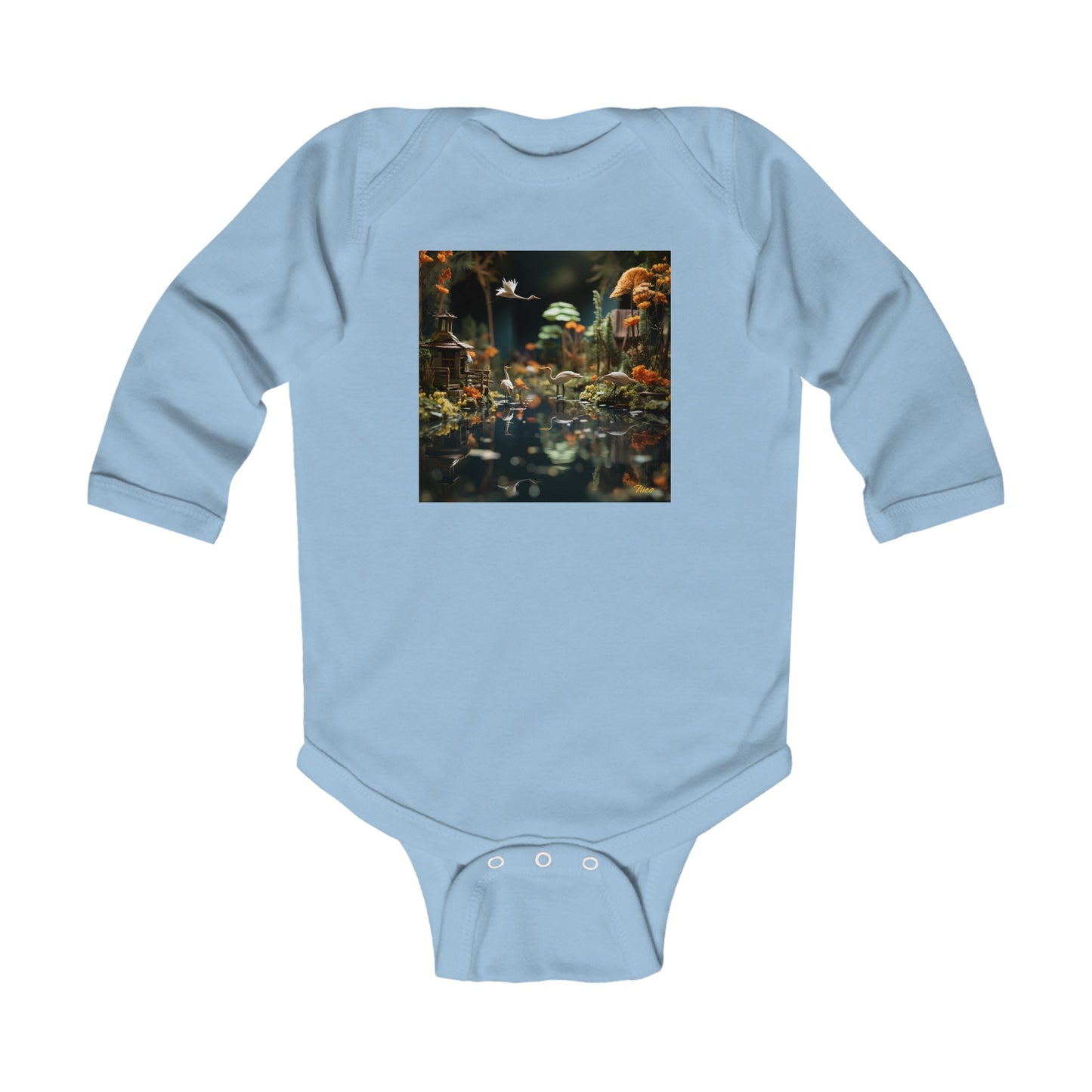 Born On A Bayou Series Print #6 Infant Long Sleeve Bodysuit