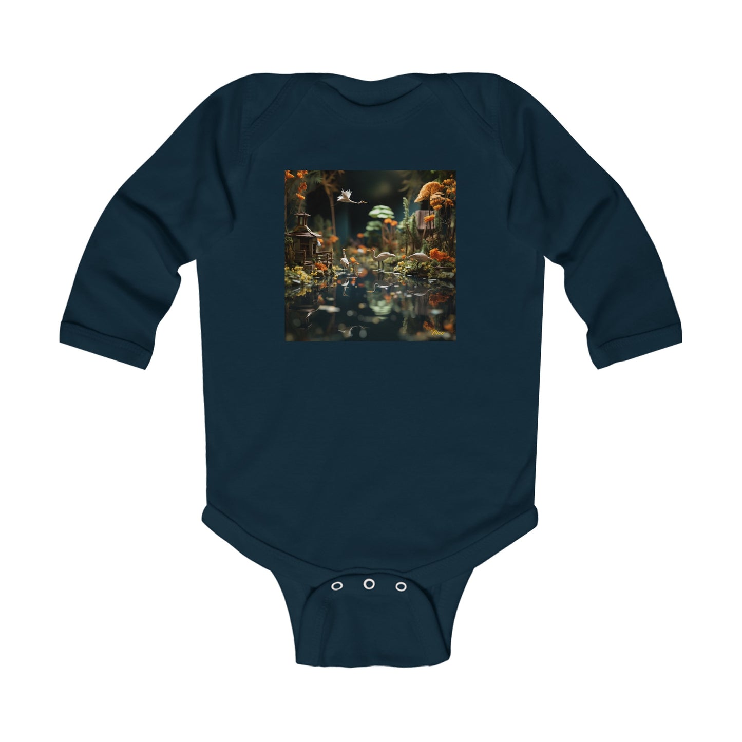 Born On A Bayou Series Print #6 Infant Long Sleeve Bodysuit