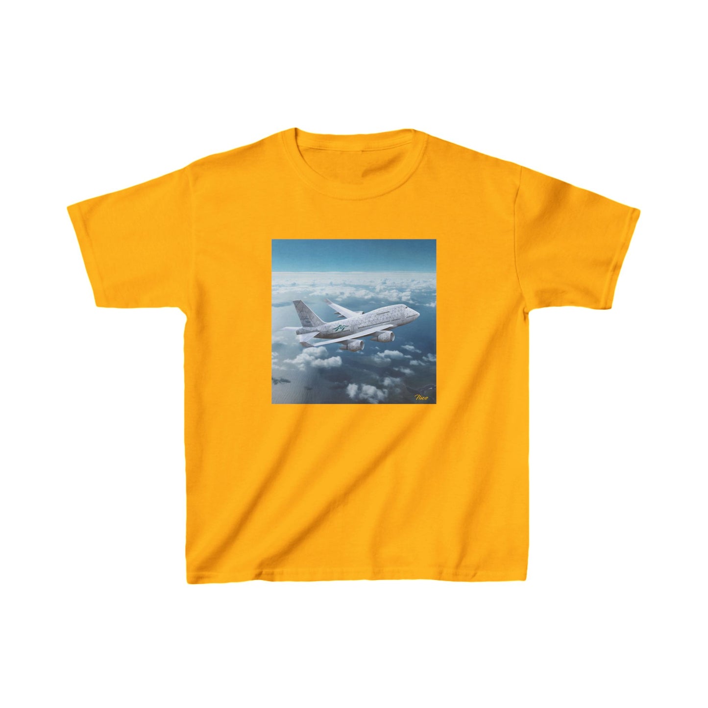 Frequent Flyer Miles Series Print #3 Kids Heavy Cotton™ Tee