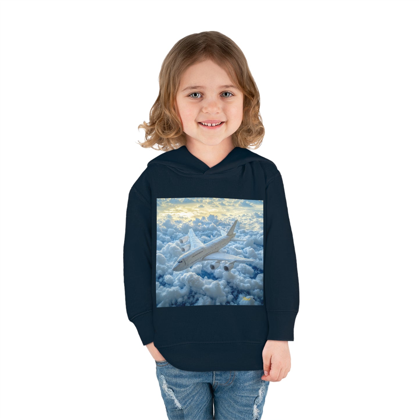 Frequent Flyer Miles Series Print #10 Toddler Pullover Fleece Hoodie