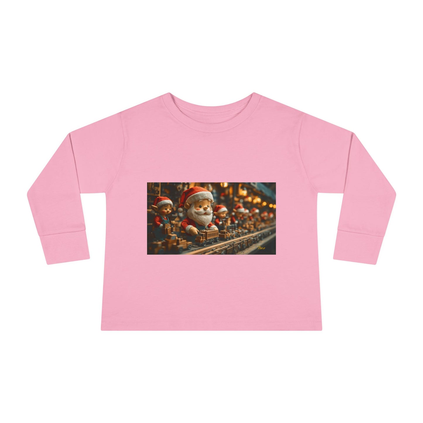 Chirstmas 2024 Series Print #3 Toddler Long Sleeve Tee