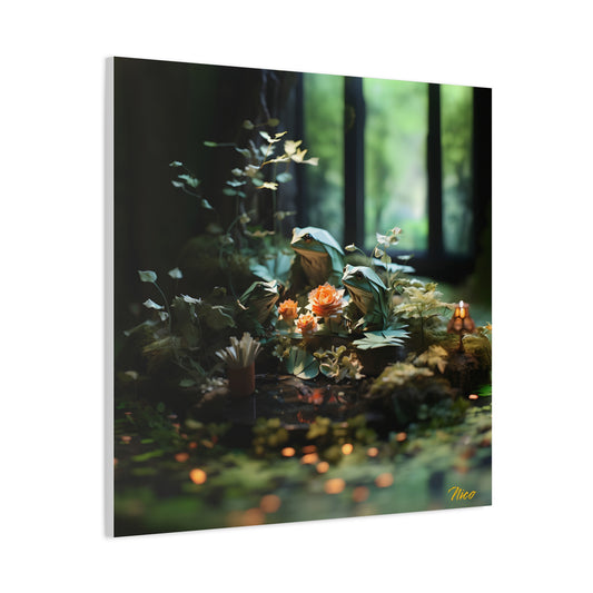 Relaxing By The Brook Series Print #1 - Streched Matte Canvas Print, 1.25" Thick