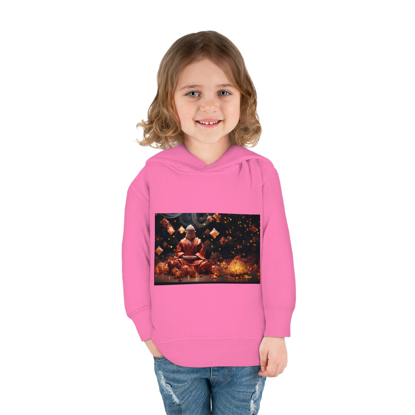 Ascending Buddah Series Print #7 Toddler Pullover Fleece Hoodie