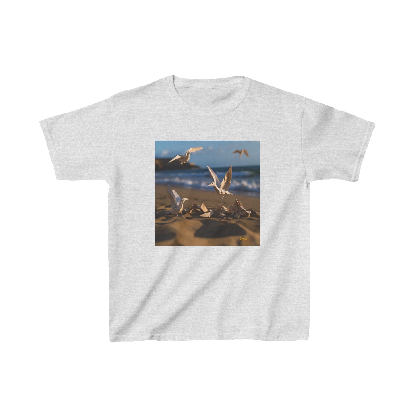 By The Seaside Series Print #7 Kids Heavy Cotton™ Tee