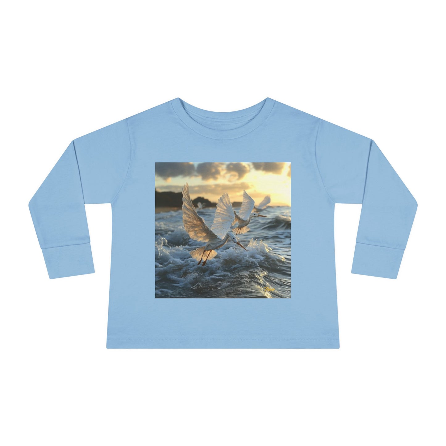 By The Seaside Series Print #10 Toddler Long Sleeve Tee