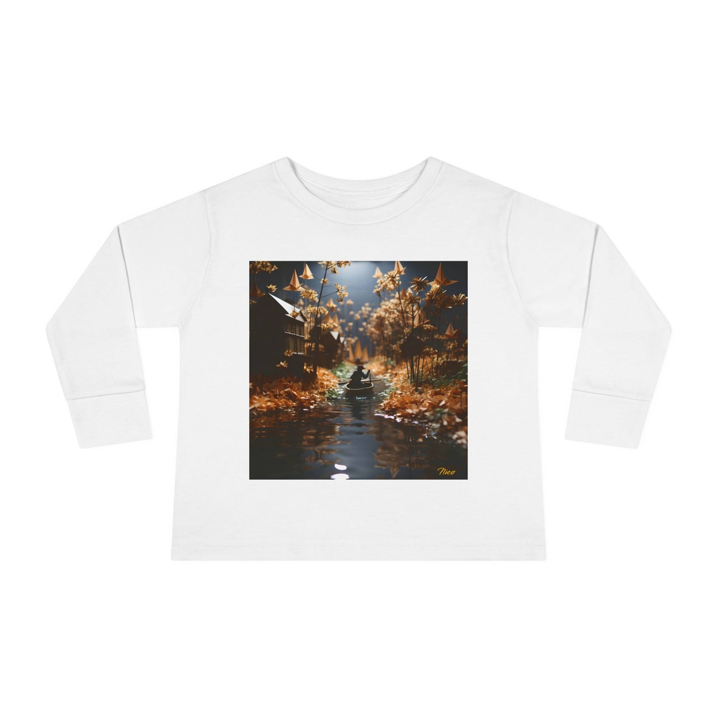 Born On A Bayou Series Print #5 Toddler Long Sleeve Tee