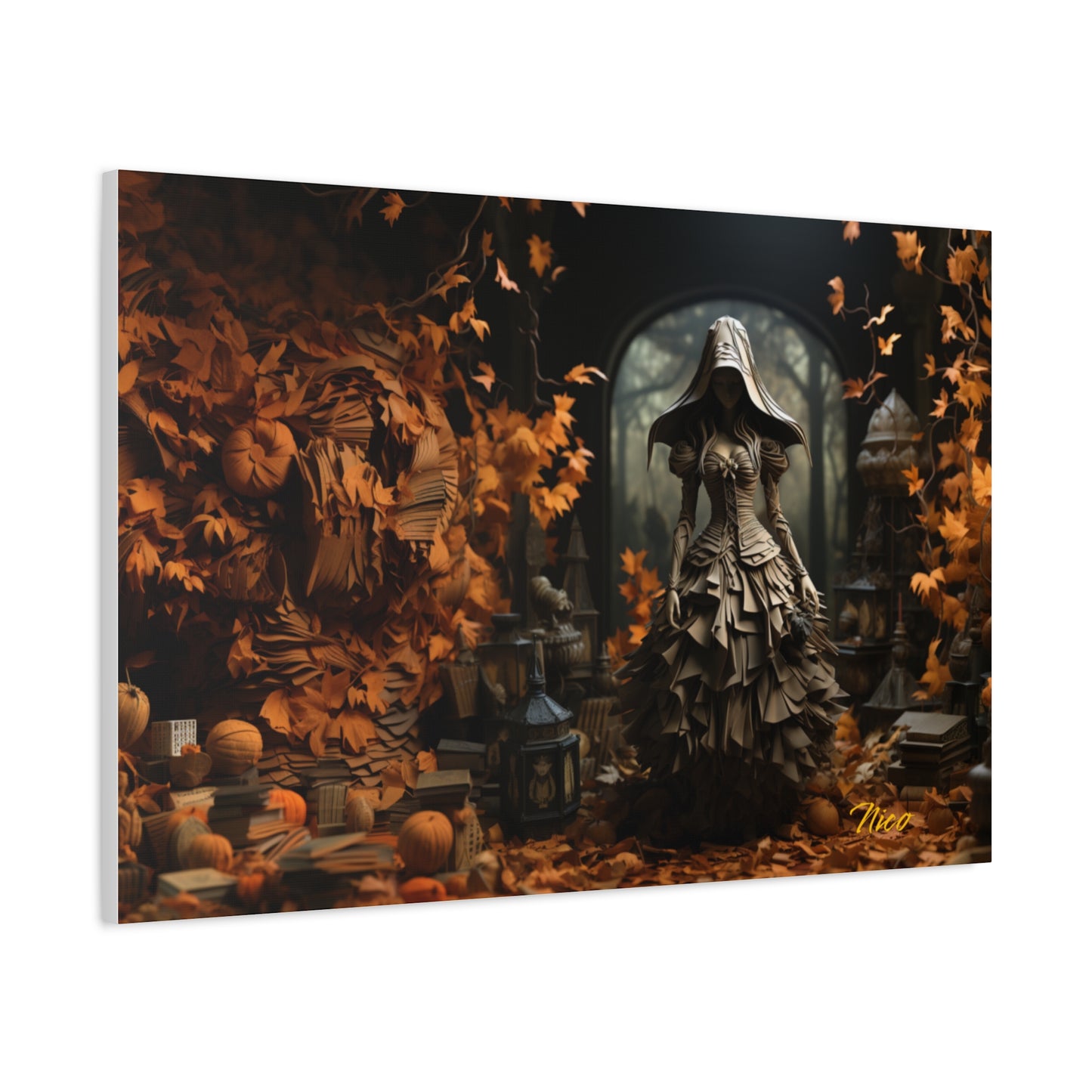 Halloween 2023 Series Print #7 - Streched Matte Canvas Print, 1.25" Thick