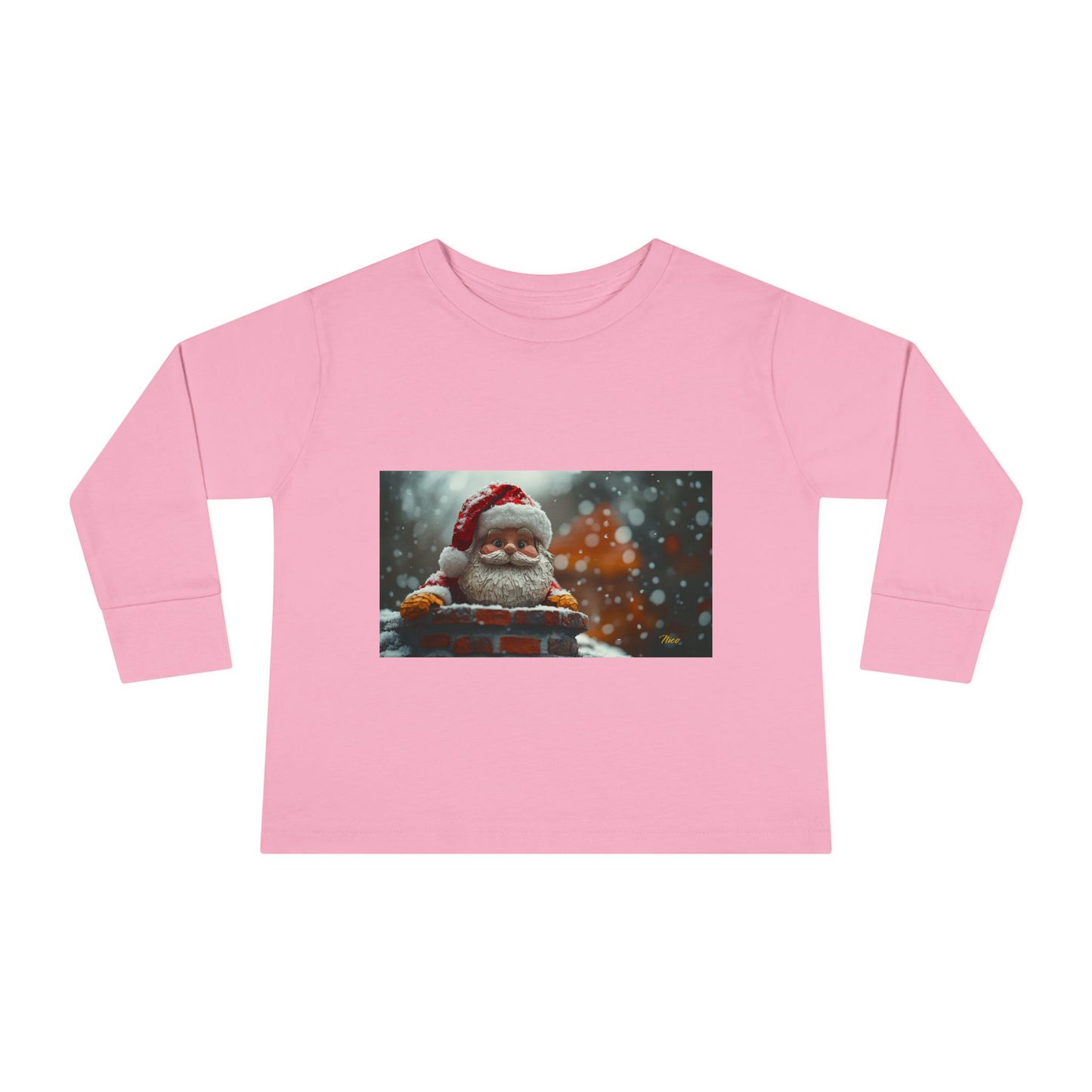 Chirstmas 2024 Series Print #6 Toddler Long Sleeve Tee