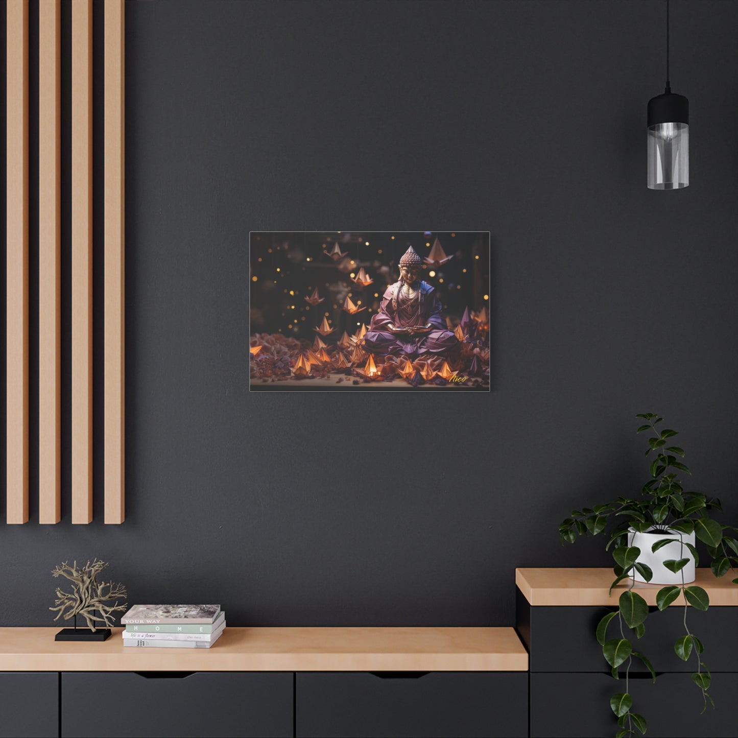 Ascending Buddha Series Print #6 - Streched Matte Canvas Print, 1.25" Thick