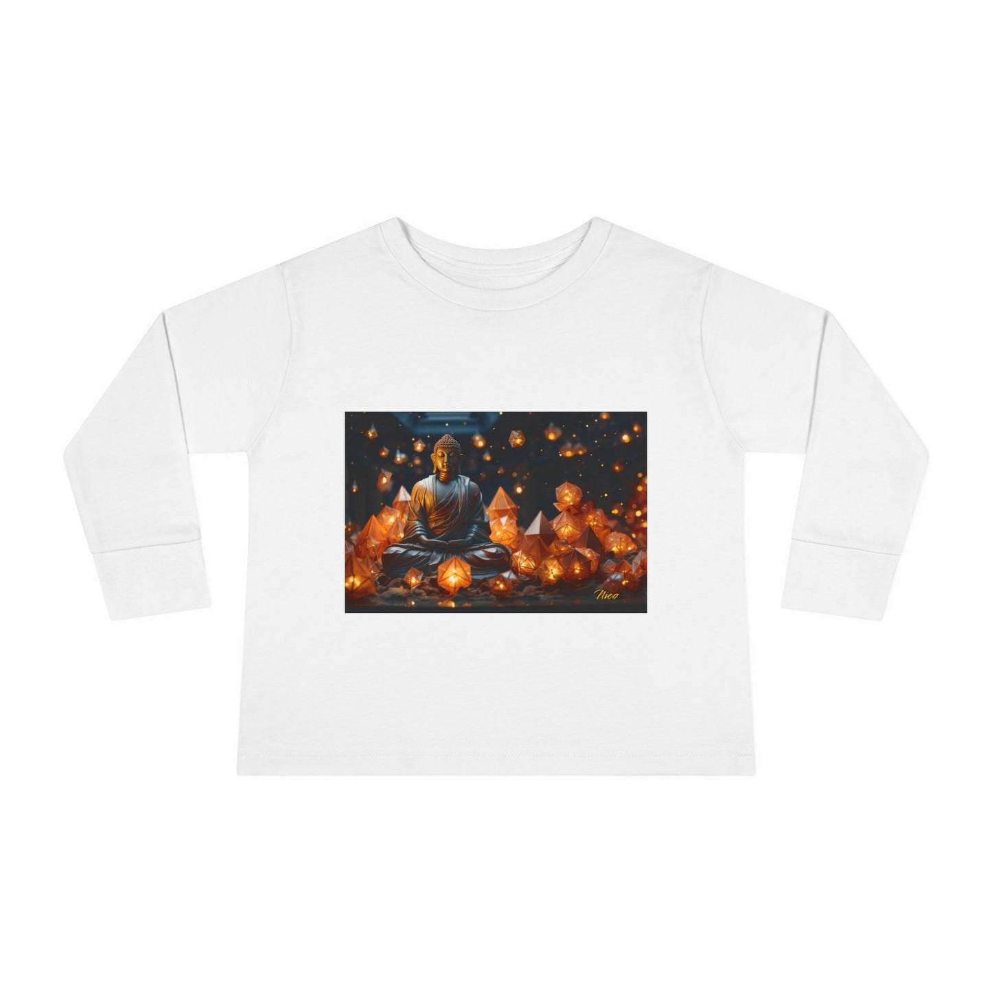 Ascending Buddha Series Print #9 Toddler Long Sleeve Tee