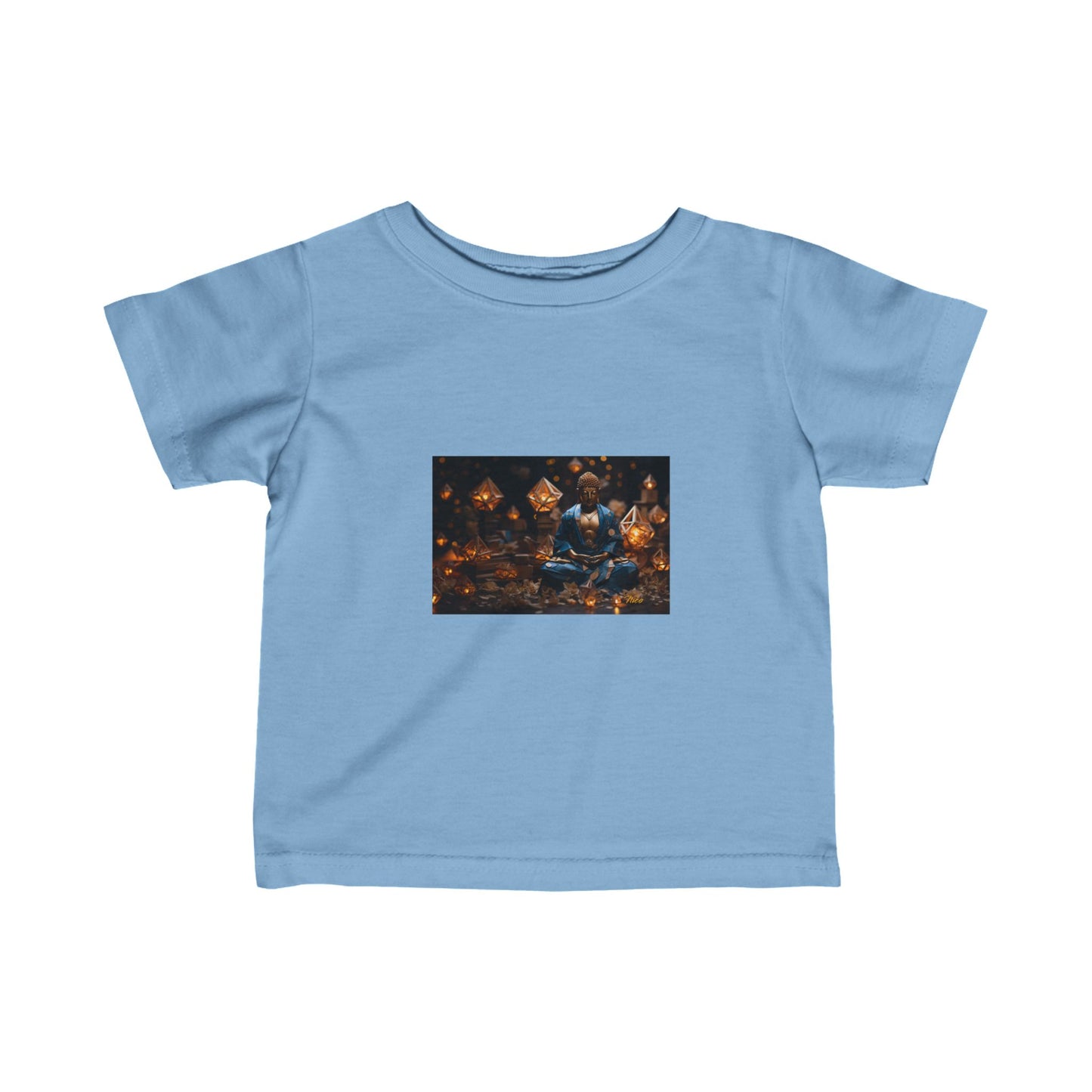 Ascending Buddah Series Print #3 Series Print #10 Infant Fine Jersey Tee