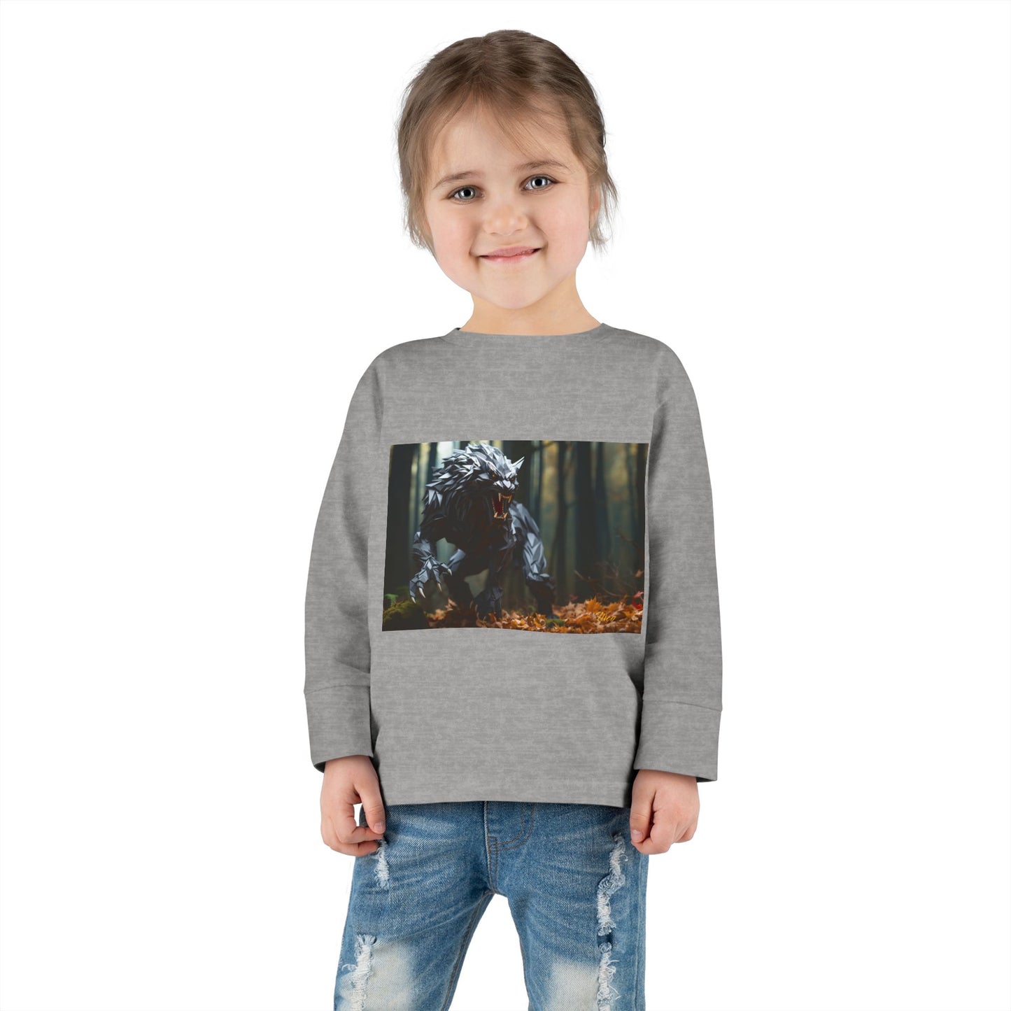 Halloween 2024 Series Print #6 Toddler Long Sleeve Tee