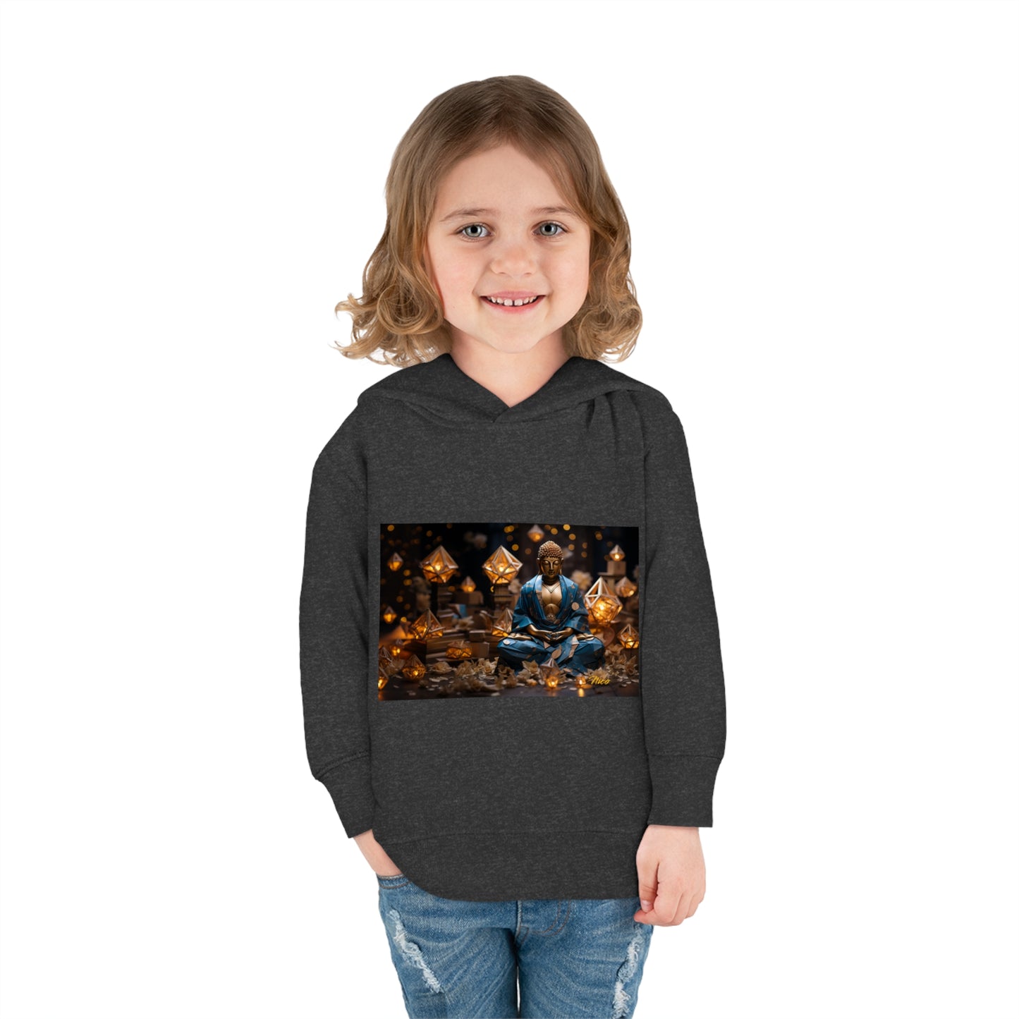 Ascending Buddah Series Print #3 Toddler Pullover Fleece Hoodie