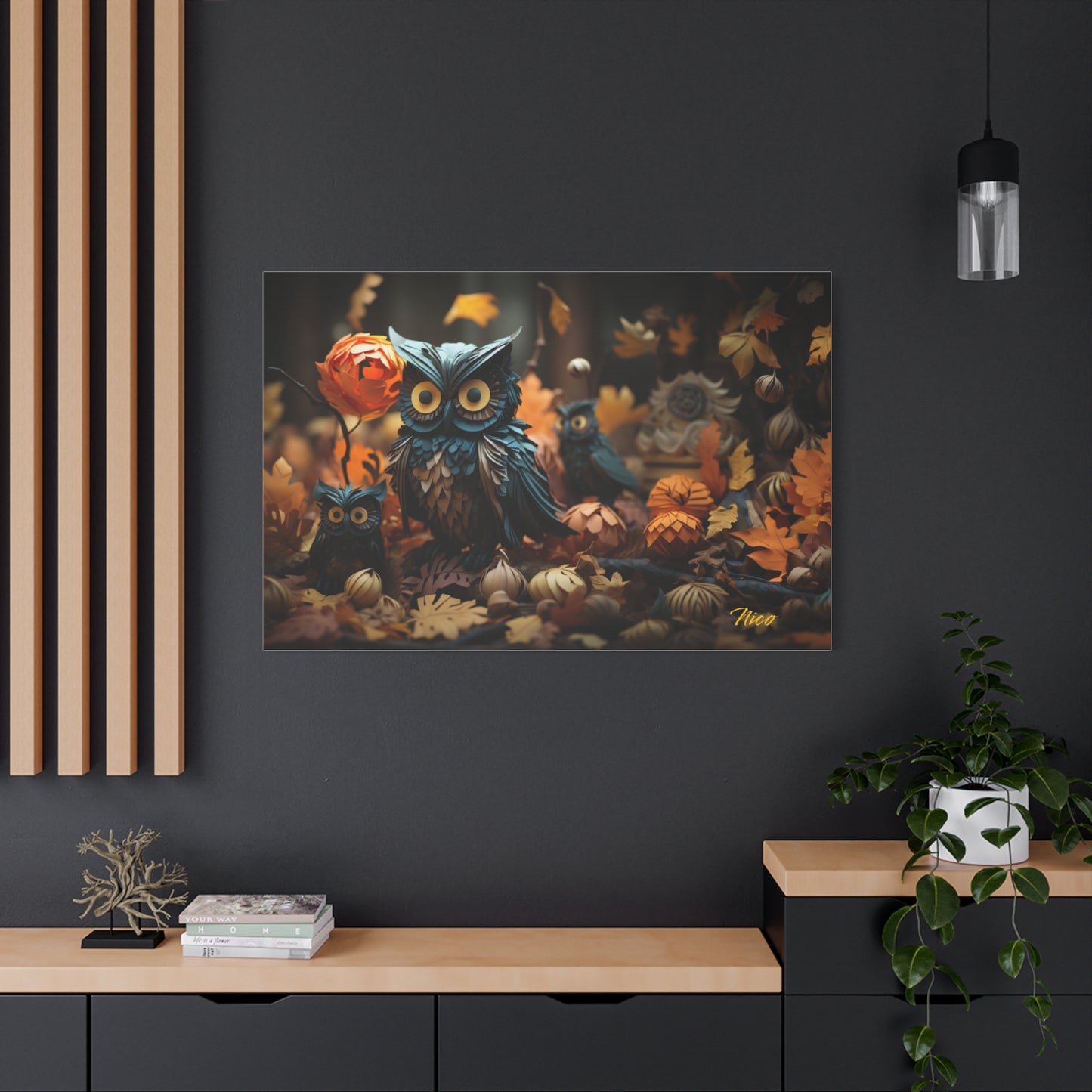 Halloween 2023 Series Print #8 - Streched Matte Canvas Print, 1.25" Thick