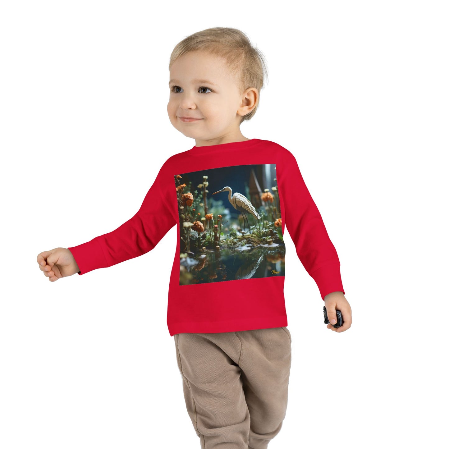 Born On A Bayou Series Print #1 Toddler Long Sleeve Tee