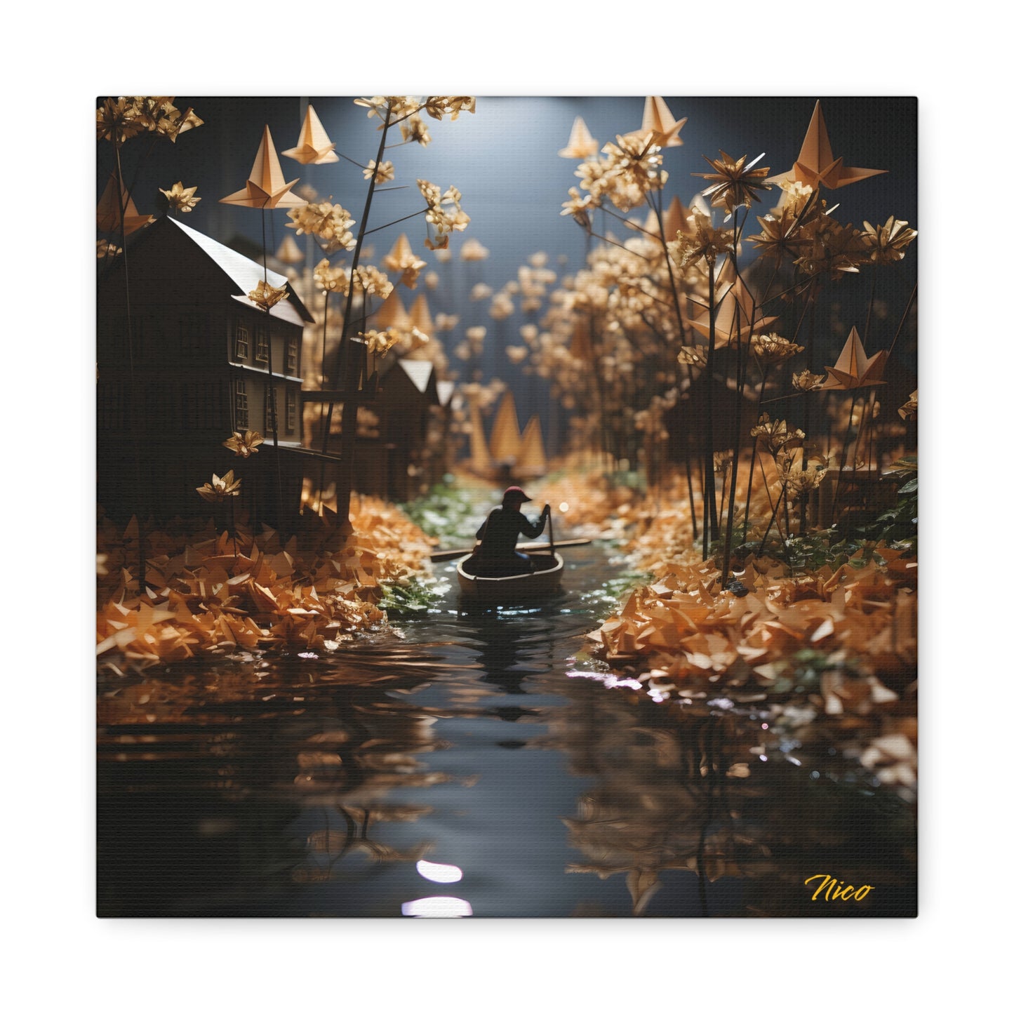 Born On A Bayou Print #5 - Streached Matte Canvas Print, 1.25" Thick