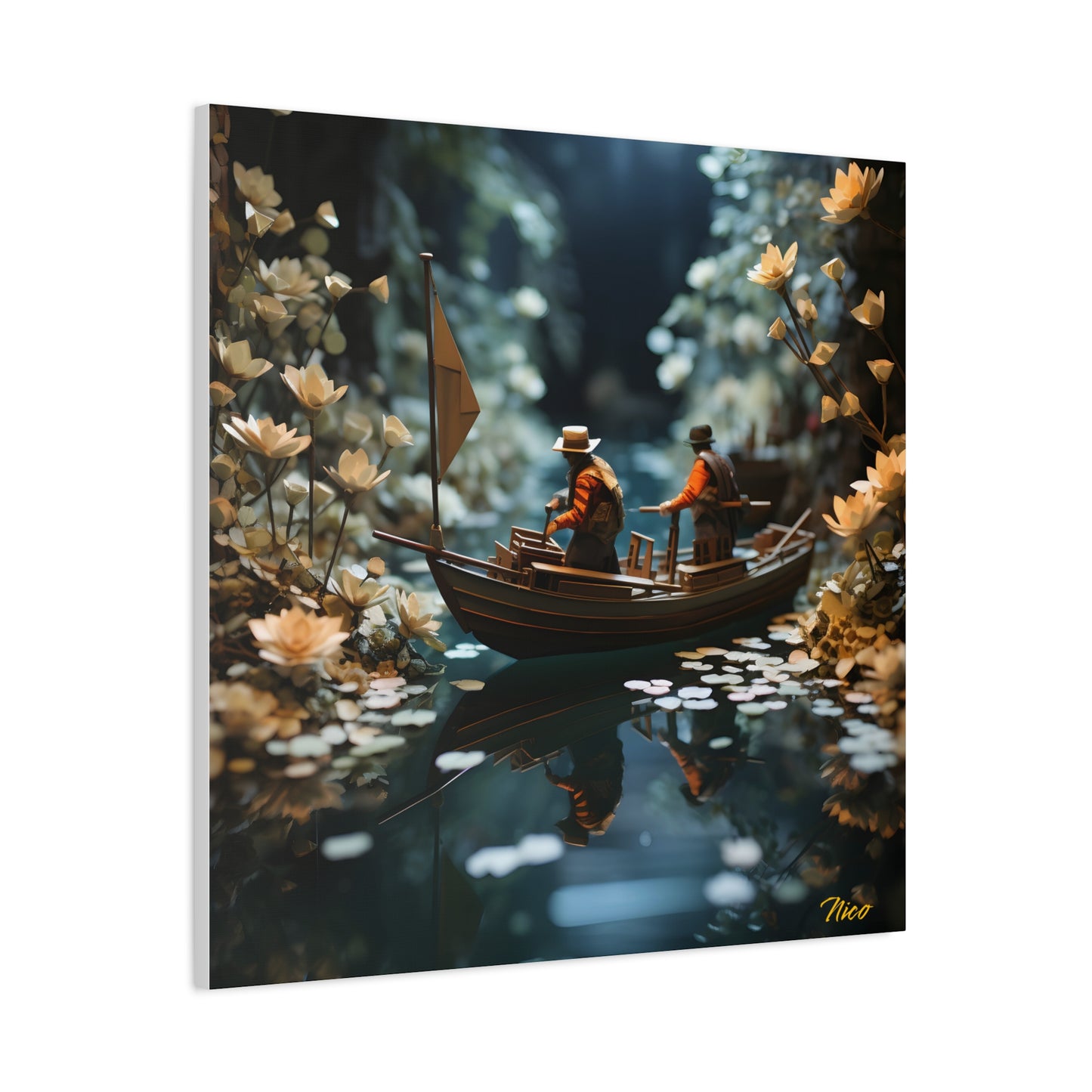 Born On A Bayou Print #10 - Streached Matte Canvas Print, 1.25" Thick