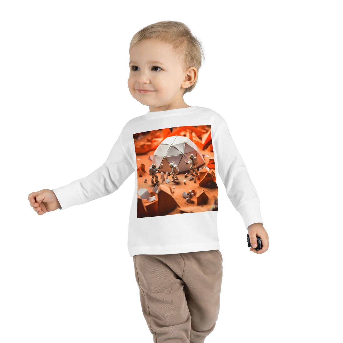 Elons' Dream Series Print #8 Toddler Long Sleeve Tee