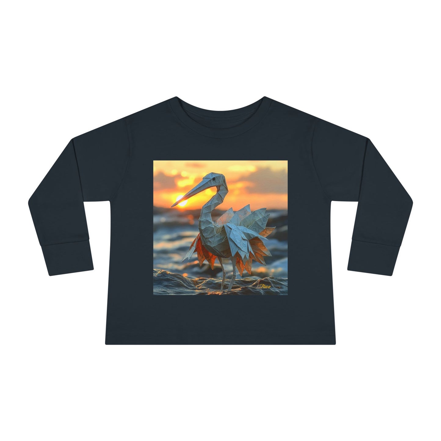 By The Seaside Series Print #1 Toddler Long Sleeve Tee