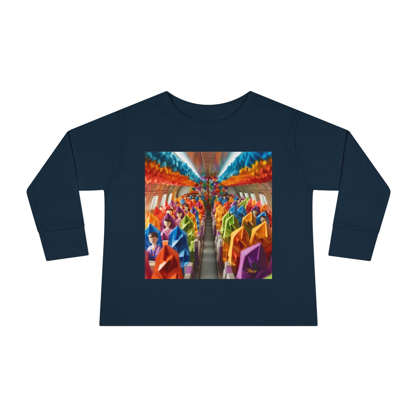 Big Ol' Jet Airliner Series Print #8 Toddler Long Sleeve Tee