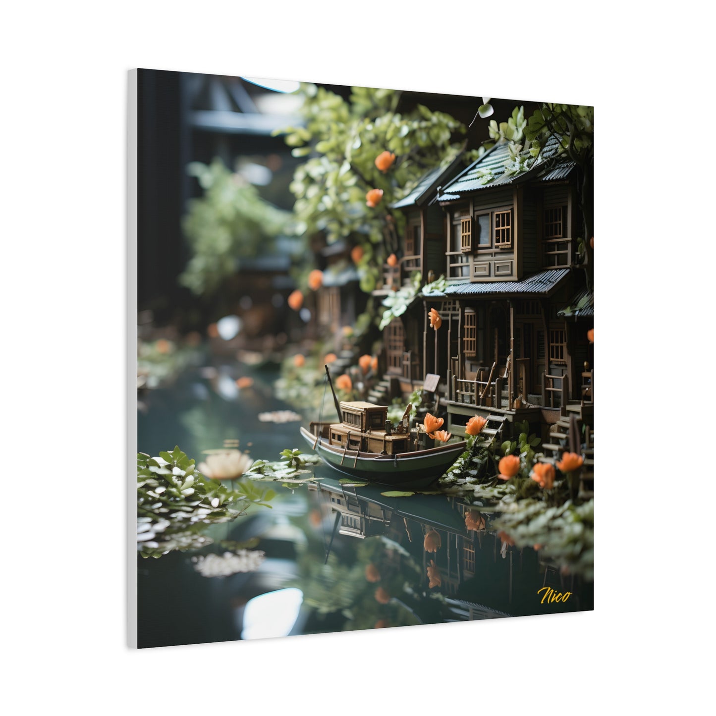 Born On A Bayou Print #9 - Streached Matte Canvas Print, 1.25" Thick