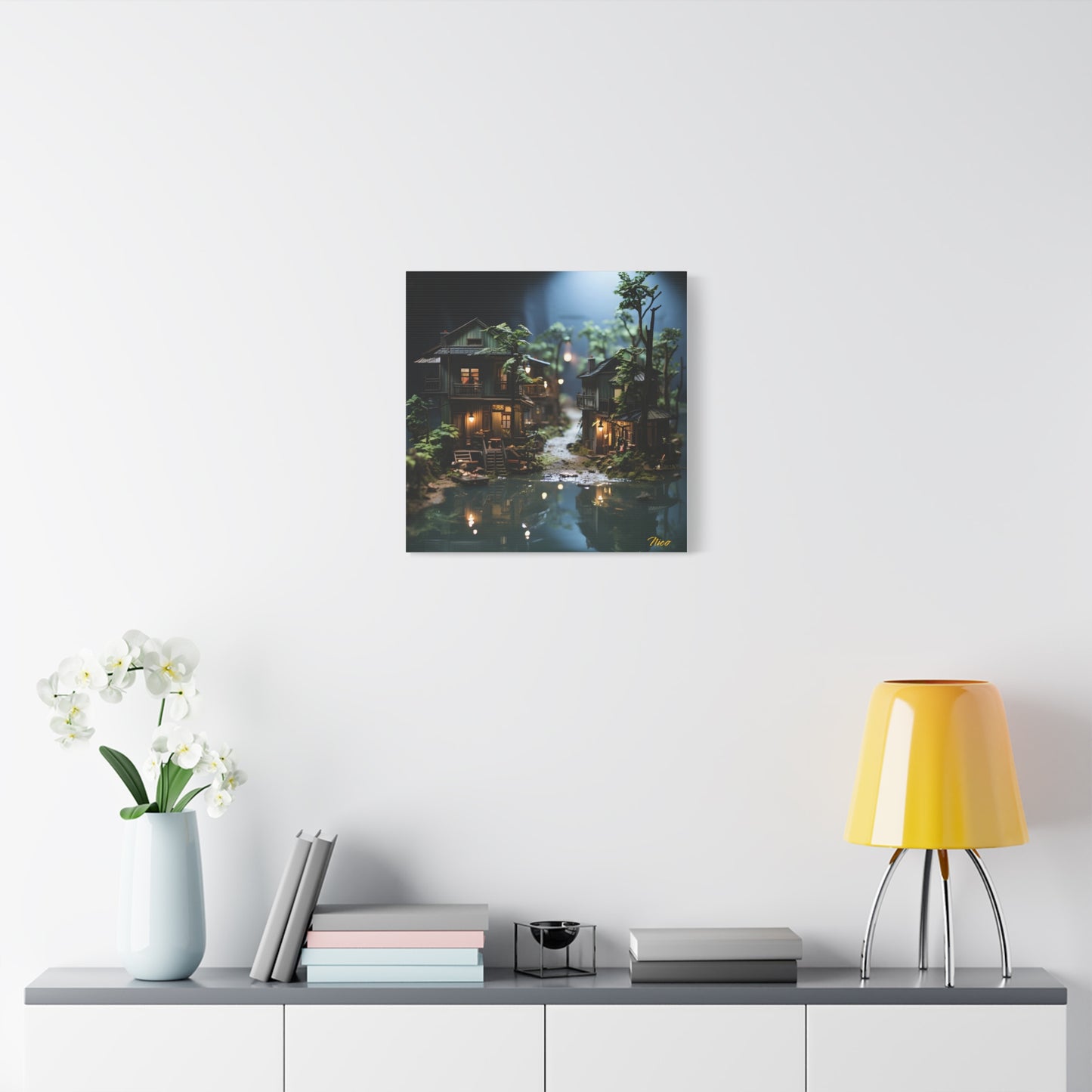 Born On A Bayou Print #3 - Streached Matte Canvas Print, 1.25" Thick