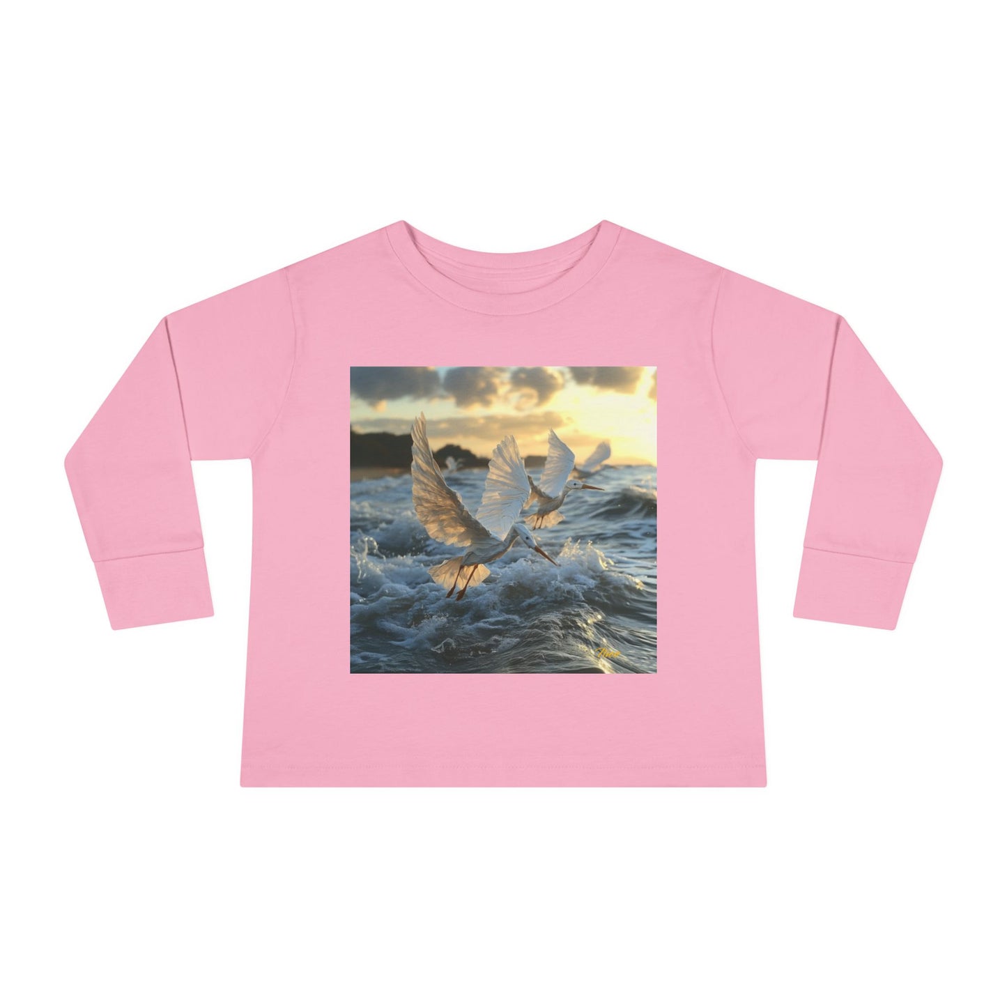 By The Seaside Series Print #10 Toddler Long Sleeve Tee