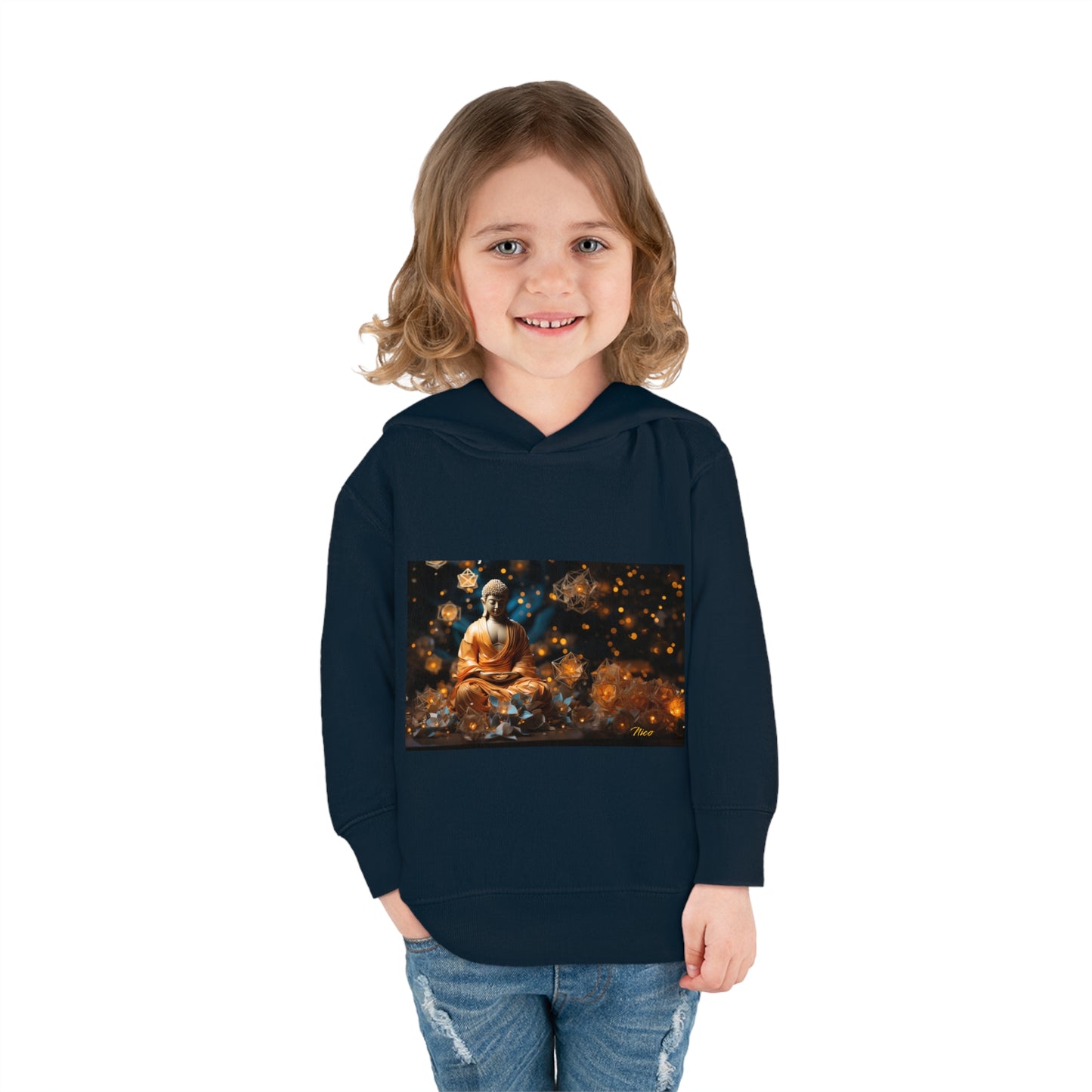 Ascending Buddah Series Print #8 Toddler Pullover Fleece Hoodie