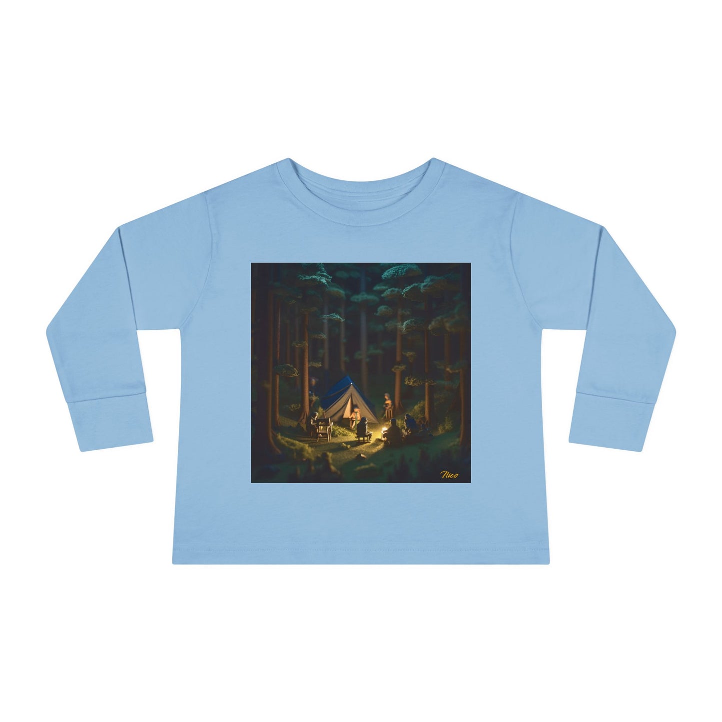 Under The Starry Skies Series Print #6 Toddler Long Sleeve Tee