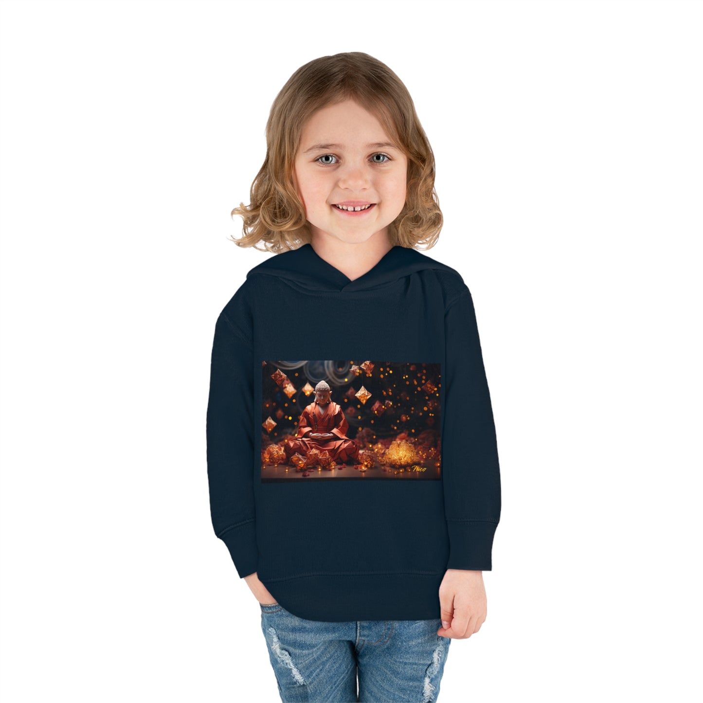 Ascending Buddah Series Print #7 Toddler Pullover Fleece Hoodie