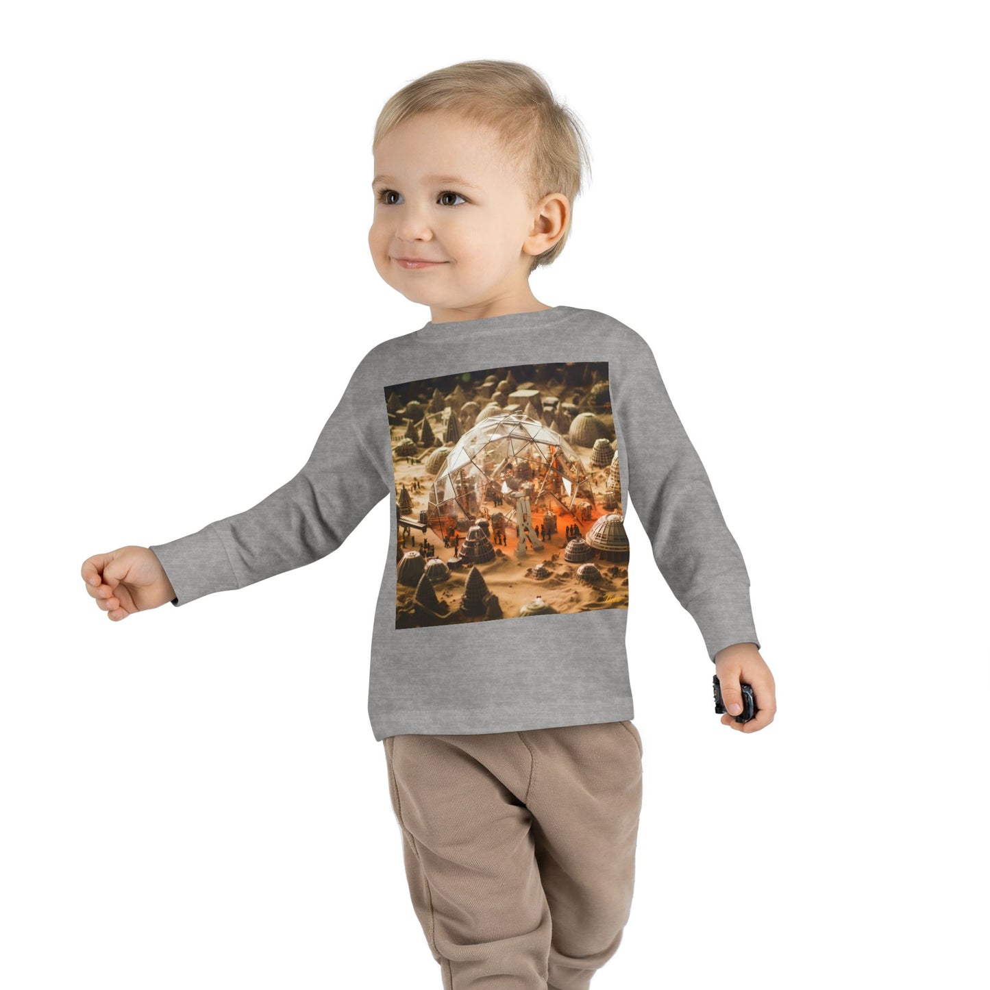 Elons' Dream Series Print #9 Toddler Long Sleeve Tee