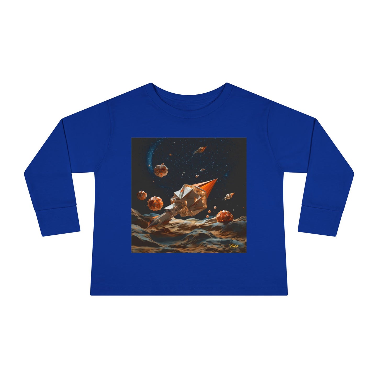 Elons' Dream Series Print #3 Toddler Long Sleeve Tee