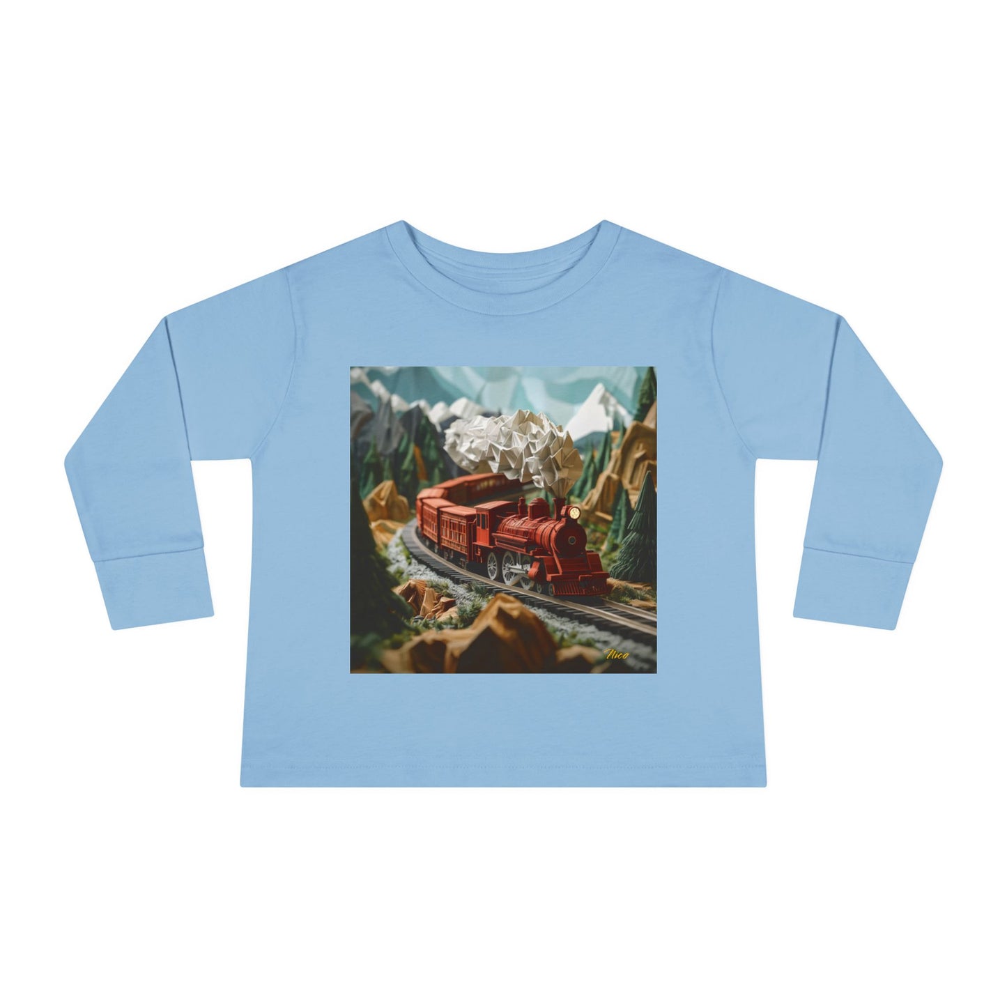 Orient Express Series Print #3 Toddler Long Sleeve Tee