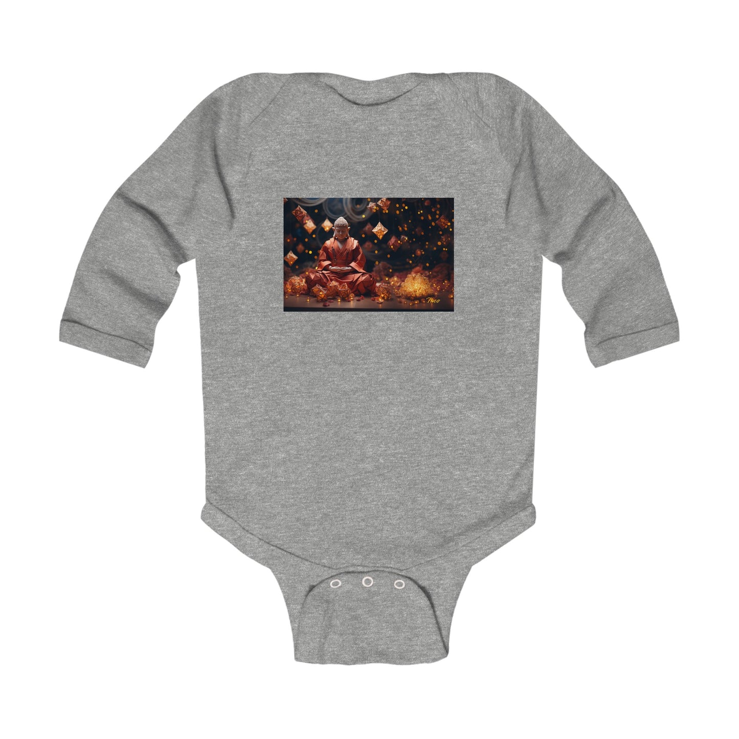 Ascending Buddah Series Print #7 Infant Long Sleeve Bodysuit