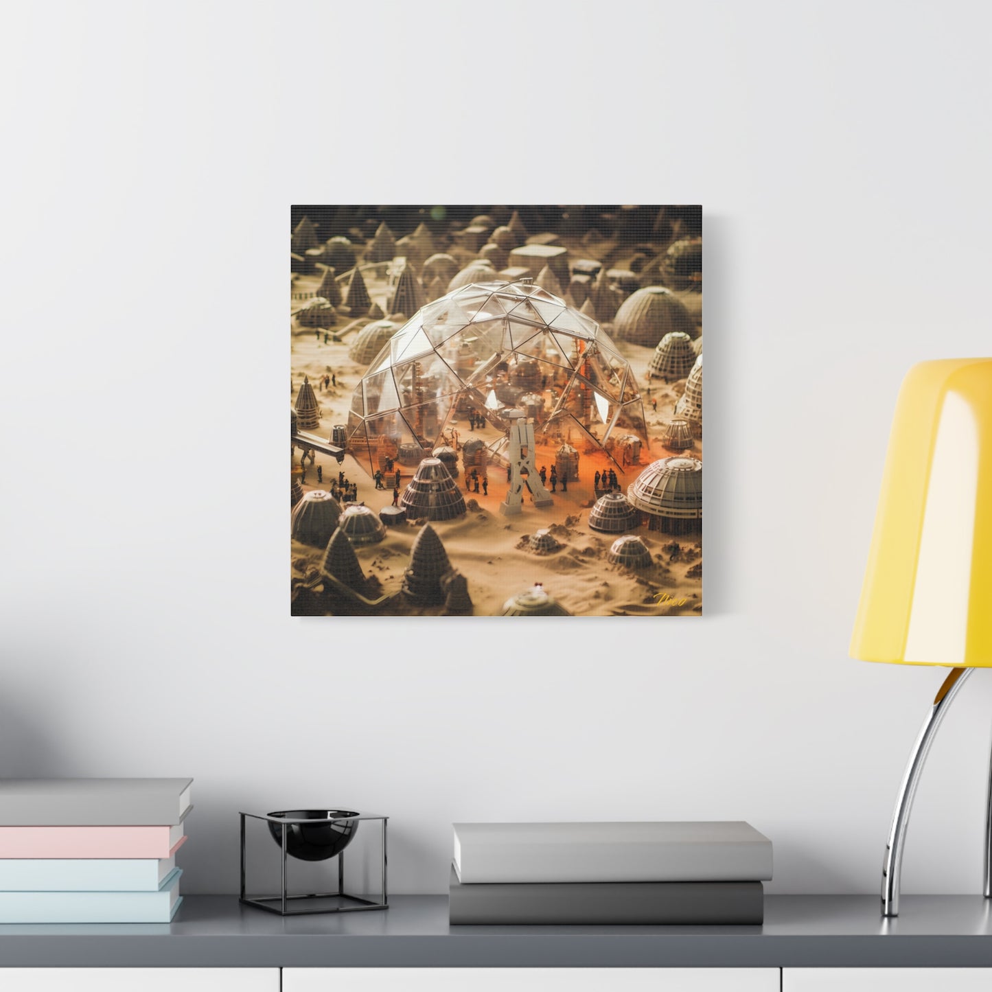 Elons' Dream Series Print #9 - Streched Matte Canvas Print, 1.25" Thick