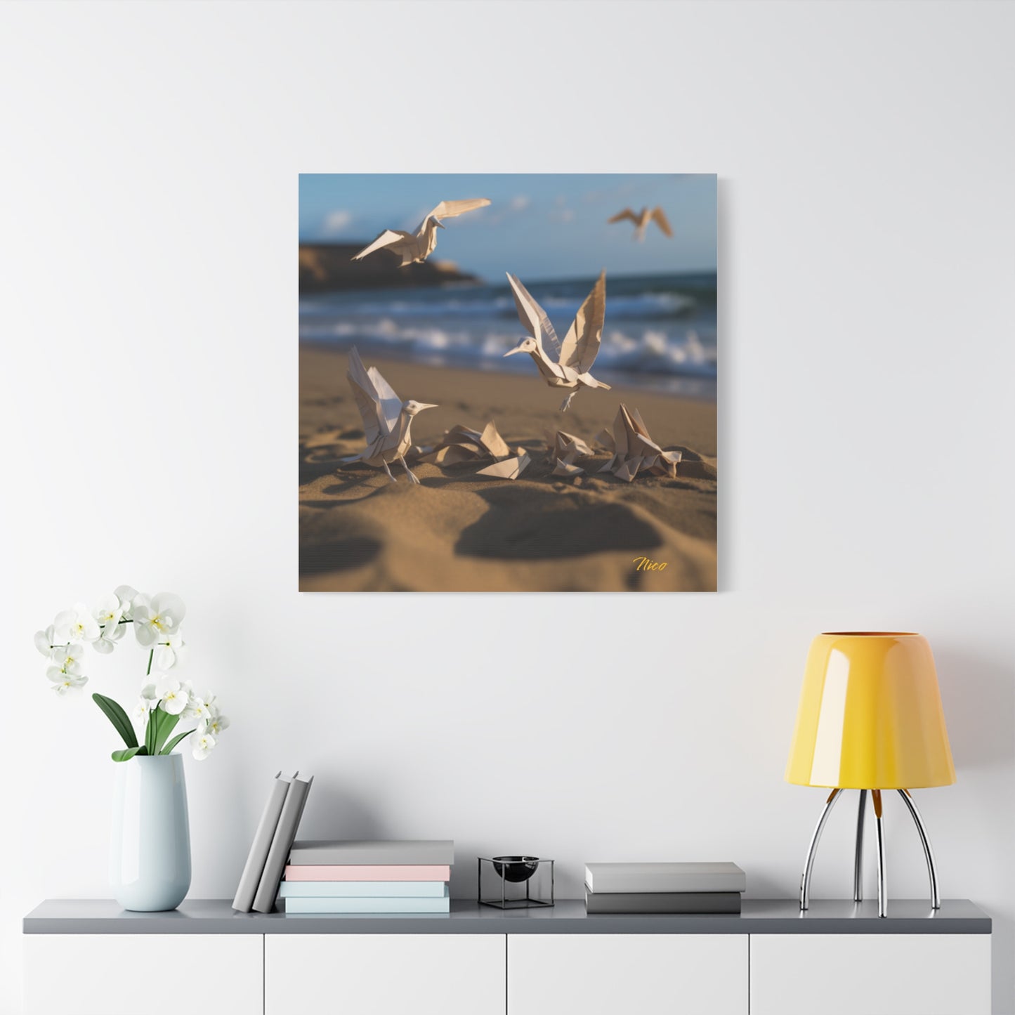 By The Seaside Series Print #7 - Streched Matte Canvas Print, 1.25" Thick