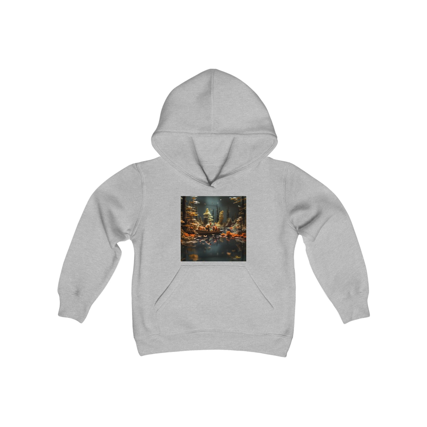 Born On A Bayou Series Print #10 Youth Heavy Blend Hooded Sweatshirt