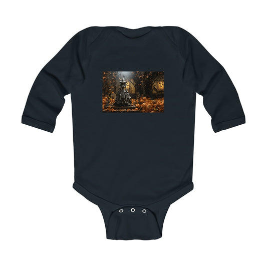 Halloween 2024 Series Print #10 Infant Long Sleeve Bodysuit