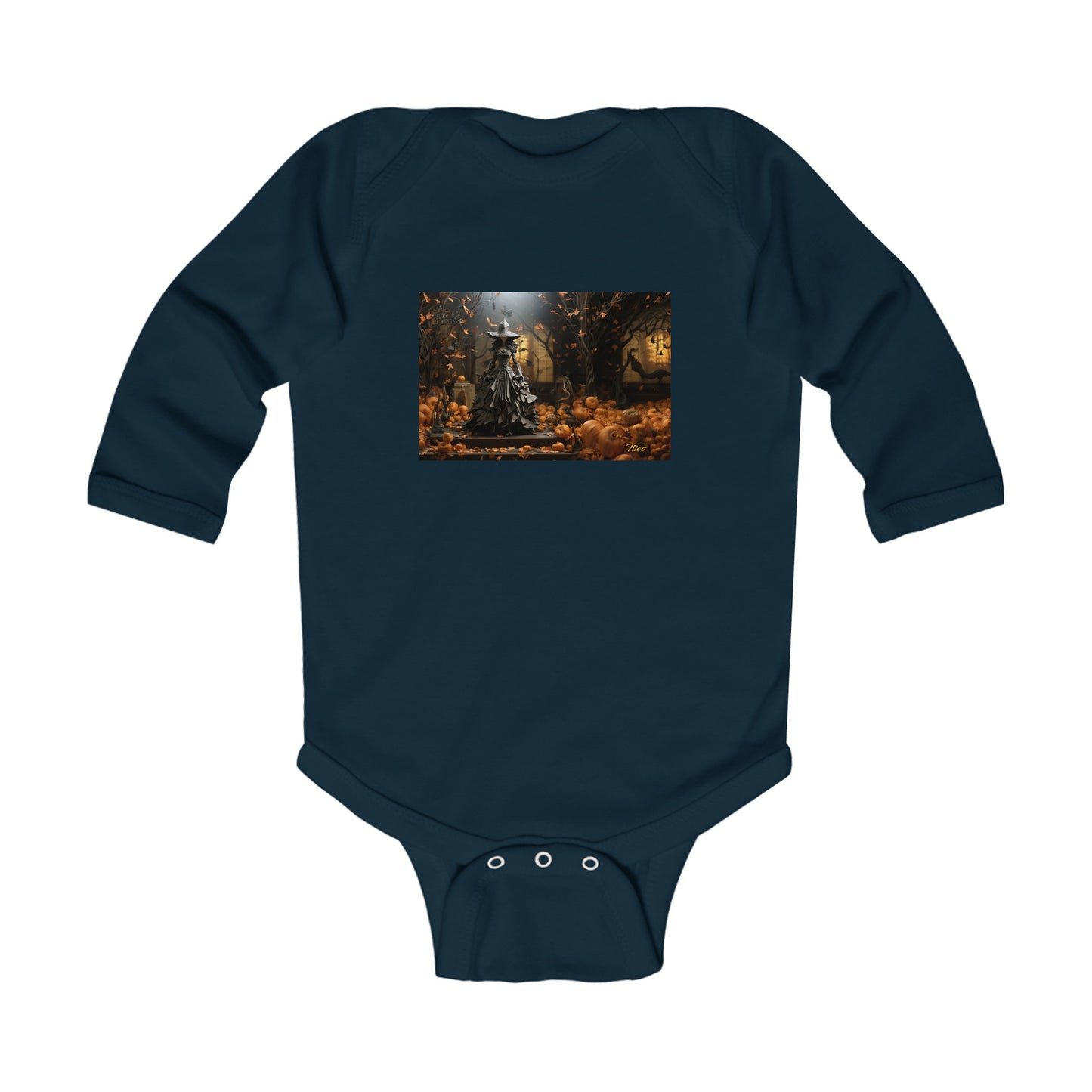 Halloween 2024 Series Print #10 Infant Long Sleeve Bodysuit