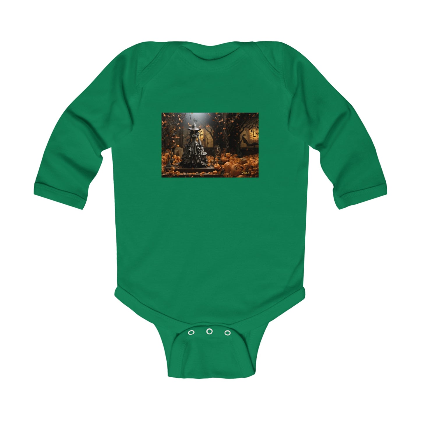 Halloween 2024 Series Print #10 Infant Long Sleeve Bodysuit