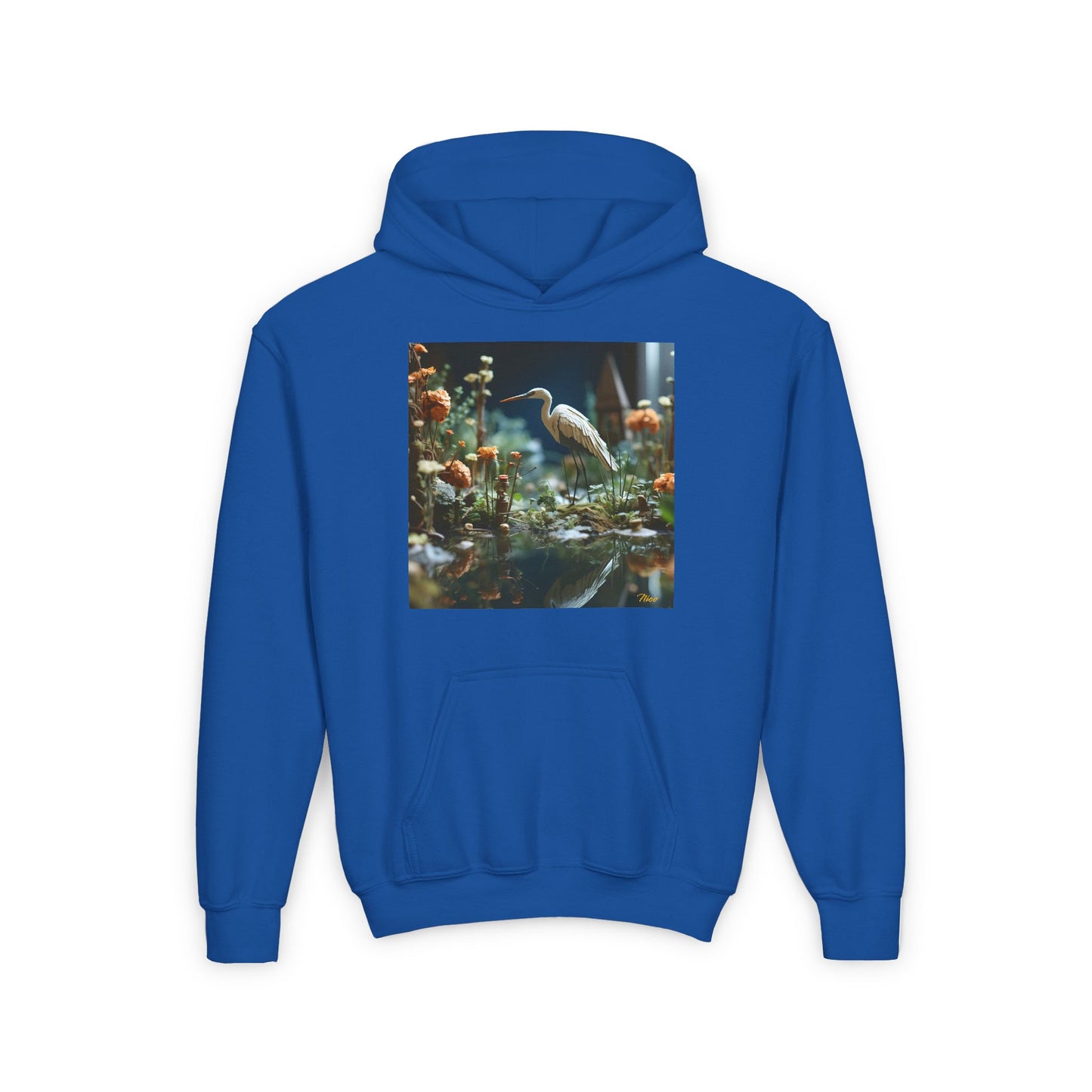 Born On A Bayou Series Print #1 Youth Heavy Blend Hooded Sweatshirt