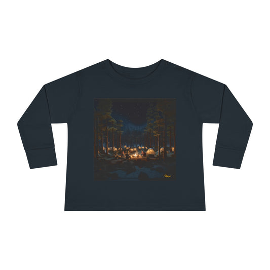 Under The Starry Skies Series Print #5 Toddler Long Sleeve Tee