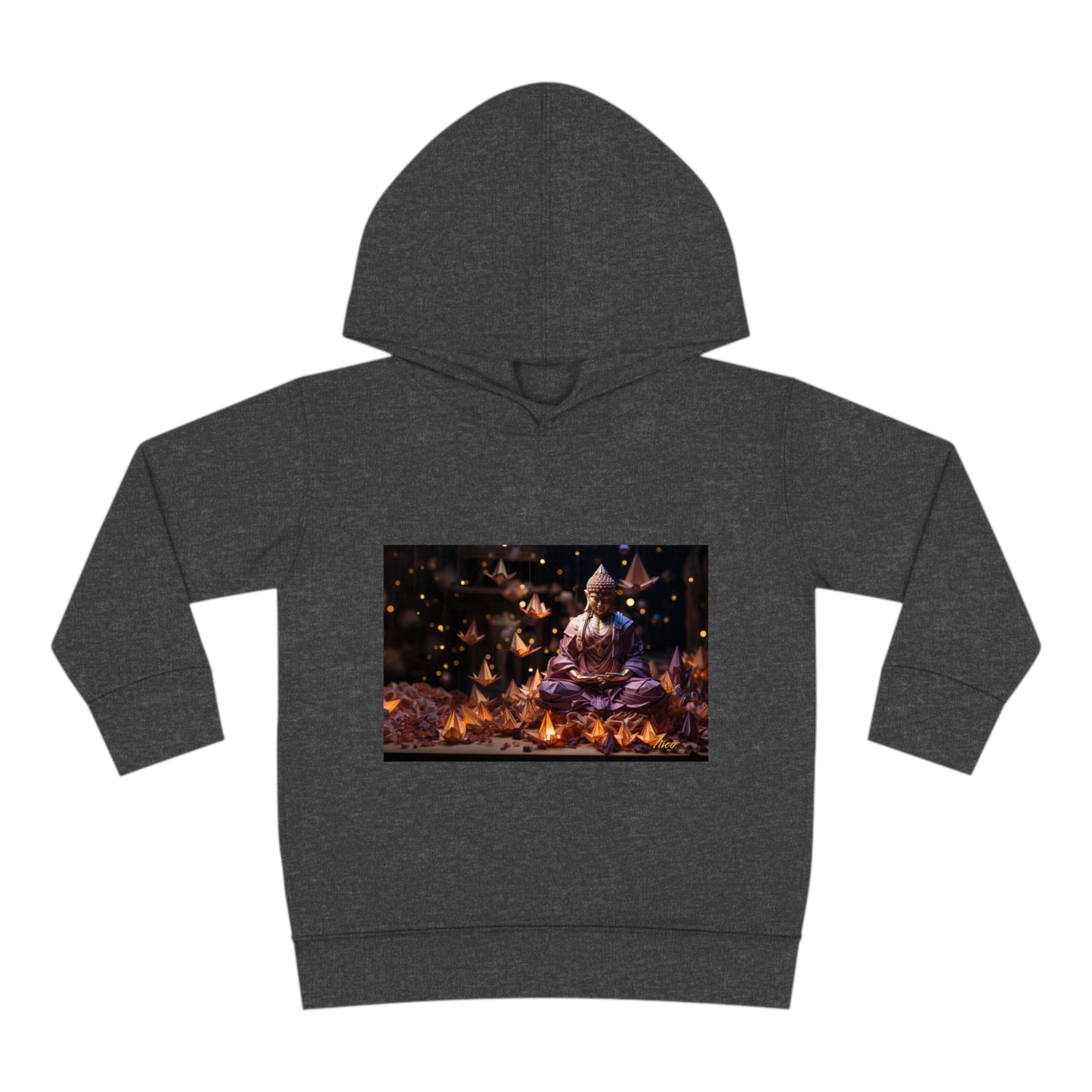 Ascending Buddah Series Print #6 Toddler Pullover Fleece Hoodie