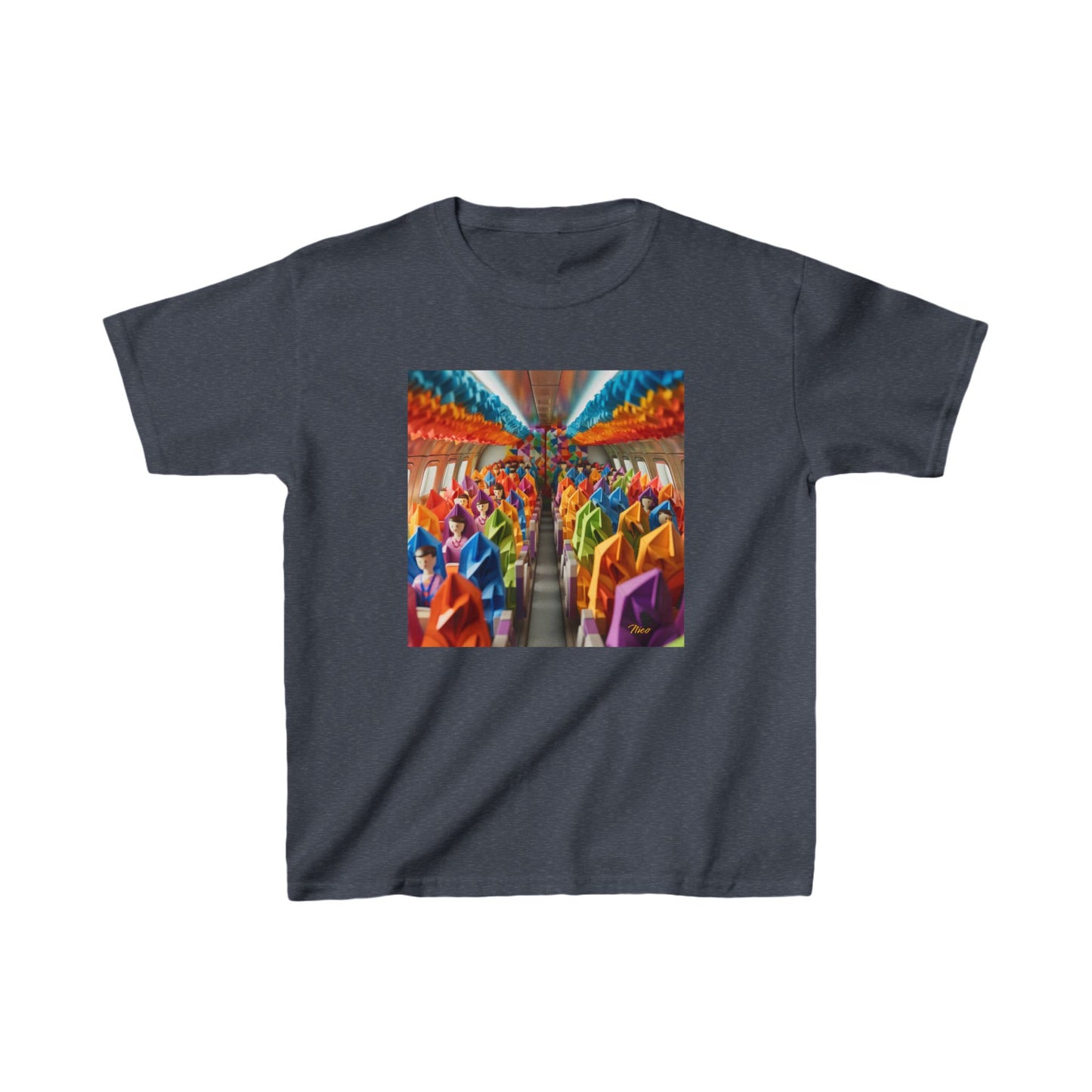 Frequent Flyer Miles Series Print #8 Kids Heavy Cotton™ Tee