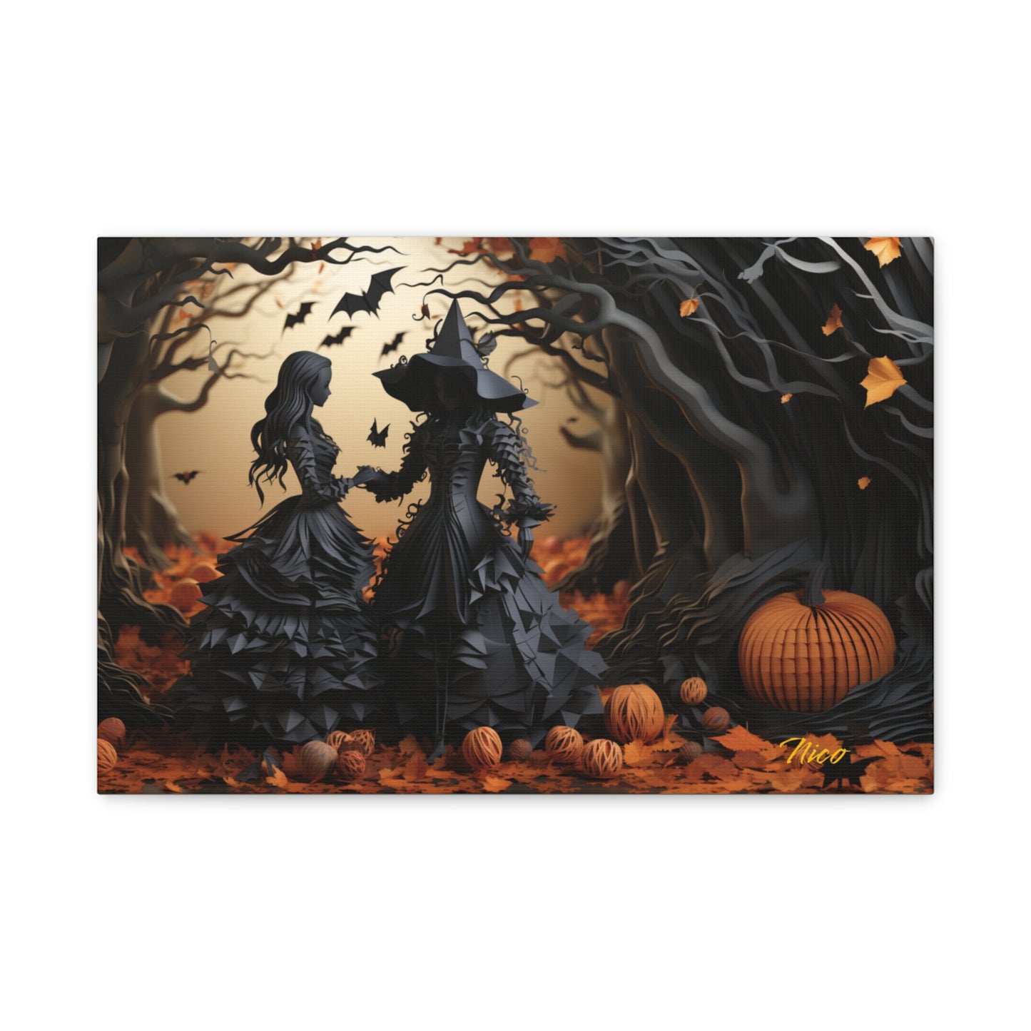 Halloween 2023 Series Print #9 - Streched Matte Canvas Print, 1.25" Thick