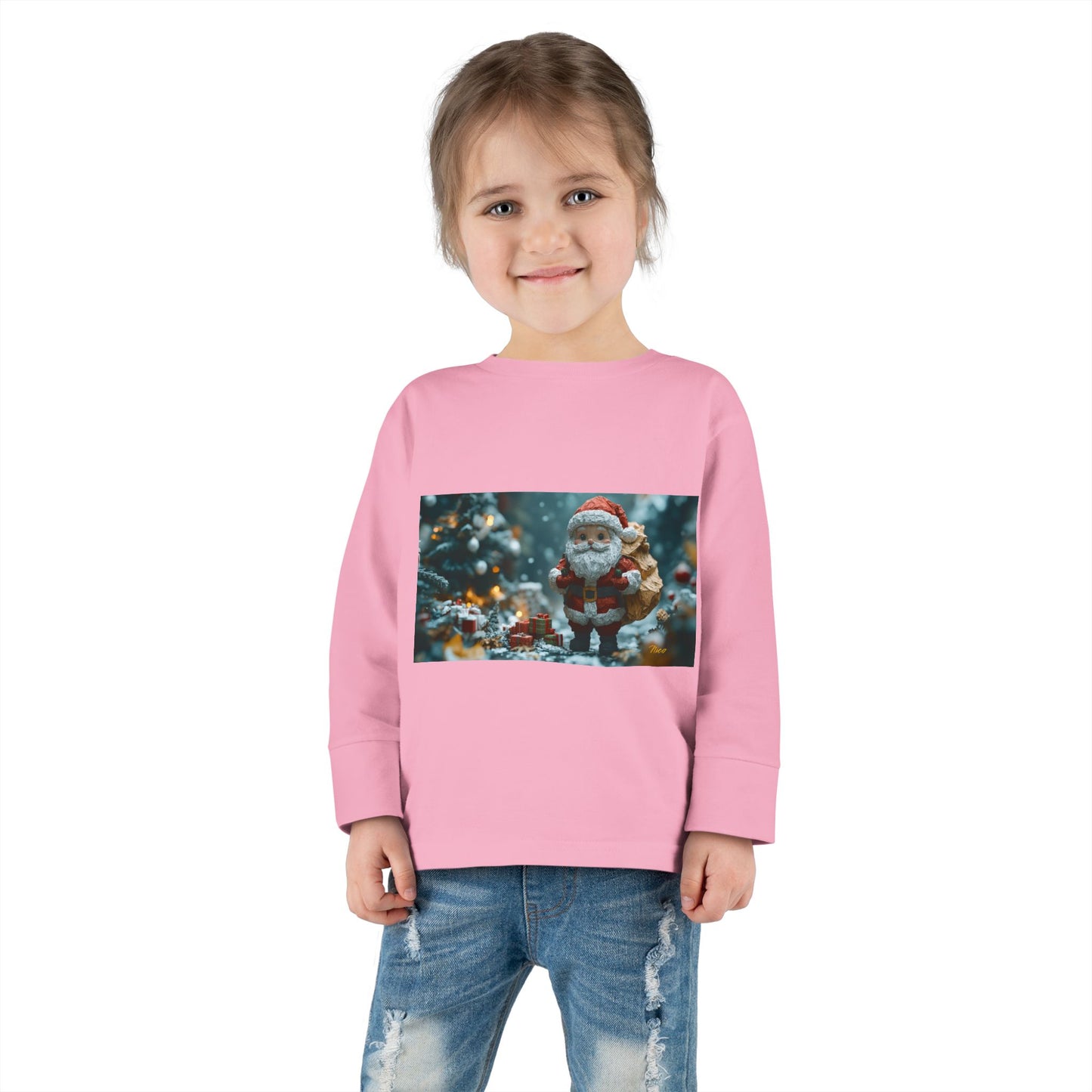 Chirstmas 2024 Series Print #5 Toddler Long Sleeve Tee