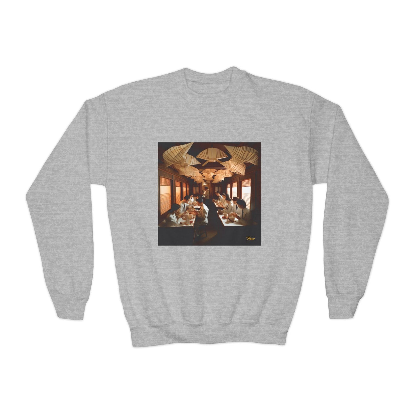 Orient Express Series Print #4 Youth Crewneck Sweatshirt