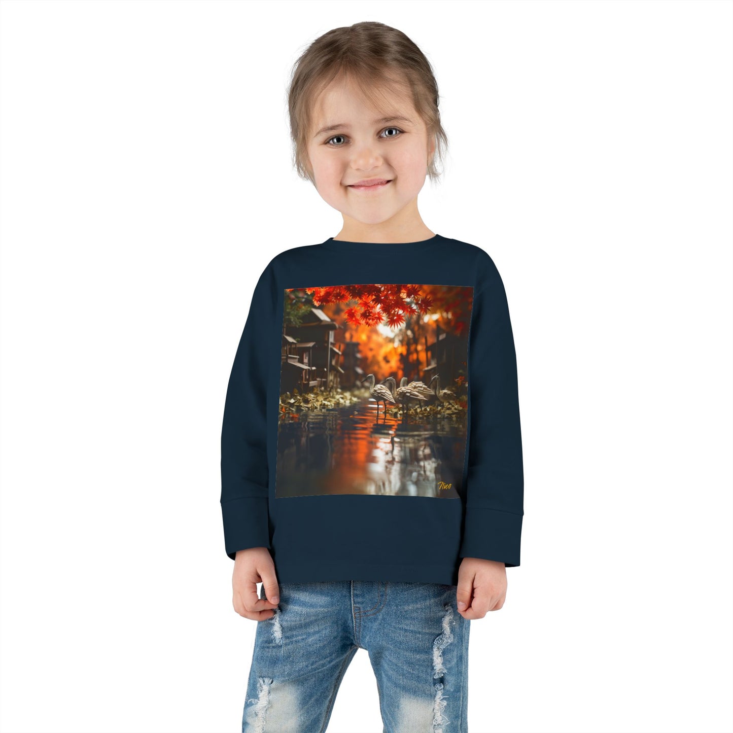 Born On A Bayou Series Print #8 Toddler Long Sleeve Tee